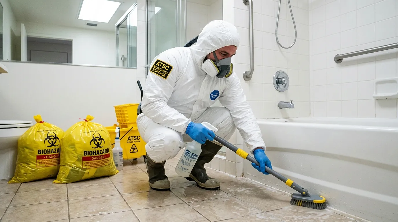 Decontamination equipment deployed for Blood Cleanup in Clawson